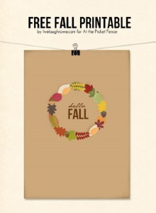 Hello  Fall Printable