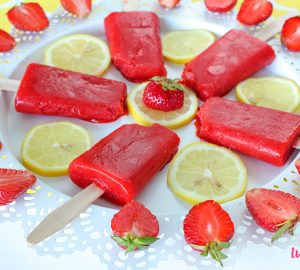 domowe lody truskawkowe