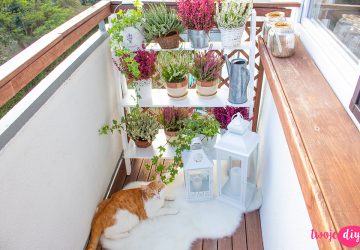 Półka na balkon DIY