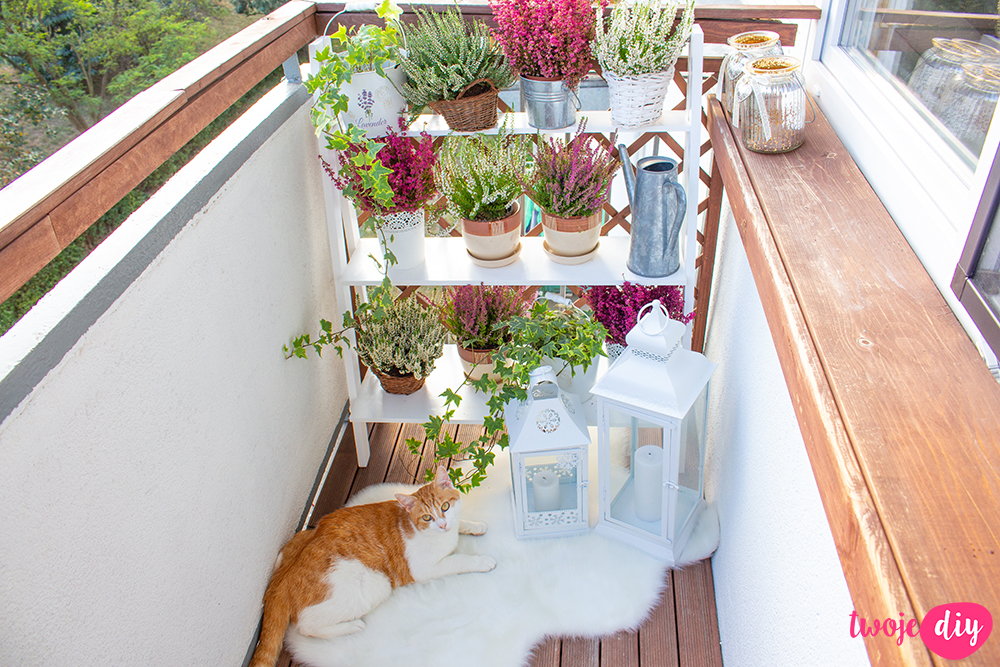 Półka na balkon DIY