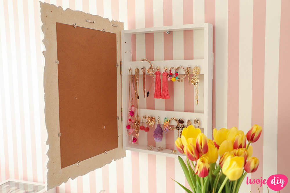 szafka na biżuterię diy